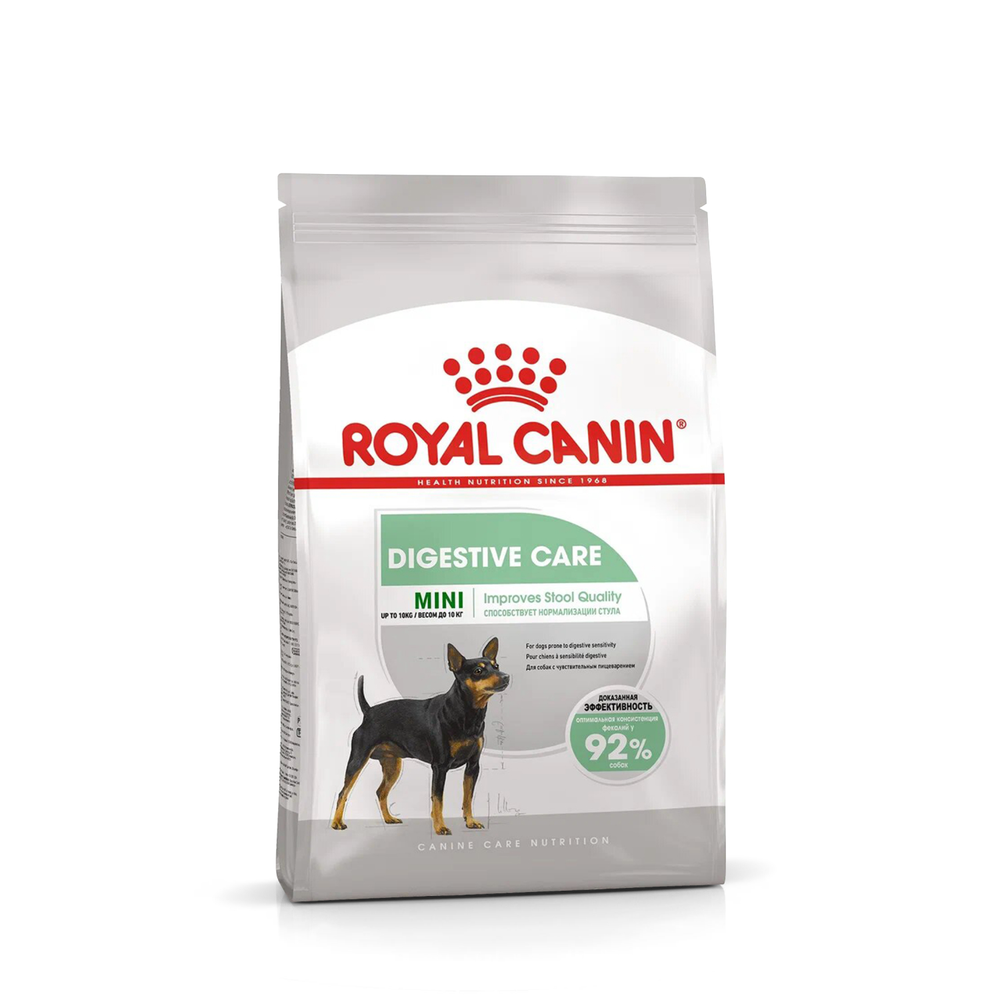 Royal Canin Mini Digestive Care Мини Дайджестив кэа Корм сухой для взрослых собак мелких пород с чувствительным пищеварением 1кг