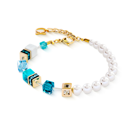 Браслет Coeur de Lion Turquoise-Gold 5086/30-0616