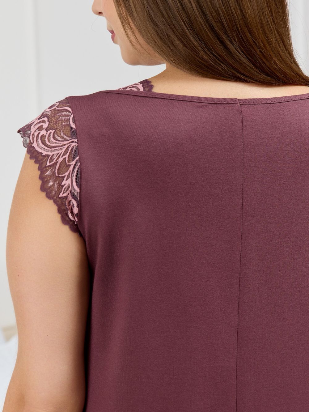 Ночная сорочка Ависта Виотекс БАКЛАЖАНОВЫЙ