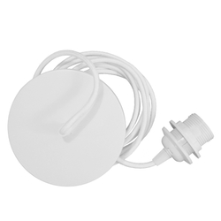 Набор для подключения rosette white, метал. канопи (шнур-подвес) 2,1