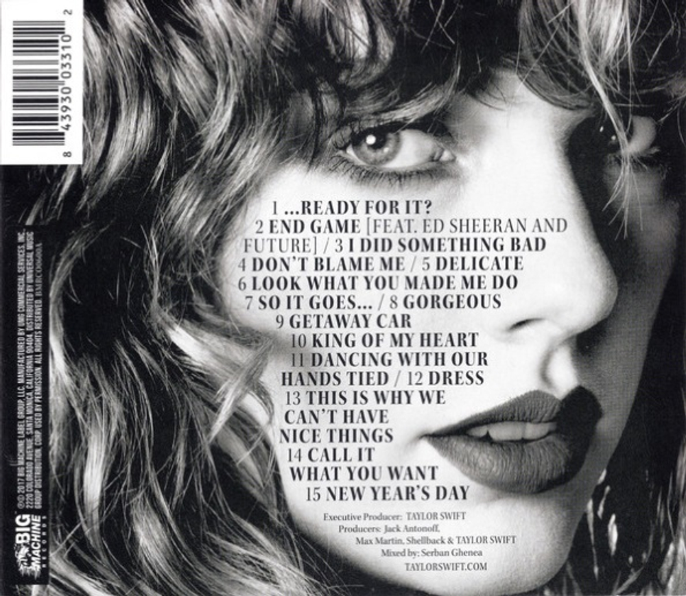 Taylor Swift / Reputation (CD)