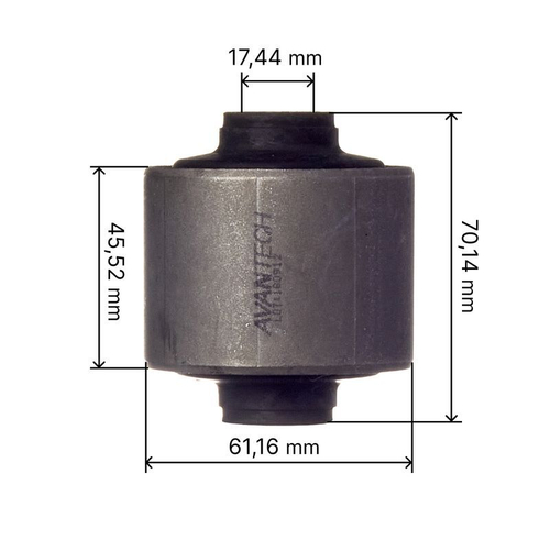 Сайлентблок заднего верхнего продольного рычага (к кузову) Avantech ASB0551