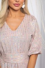 Платье праздничное Мадлен (персиковое) П14604-18М LT Collection