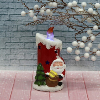 Фигурка с подсветкой Miracle «Дед Мороз с пламенем» 7,5*14,5 см