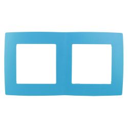 12-5002-28 ЭРА Рамка на 2 поста, Эра12, голубой