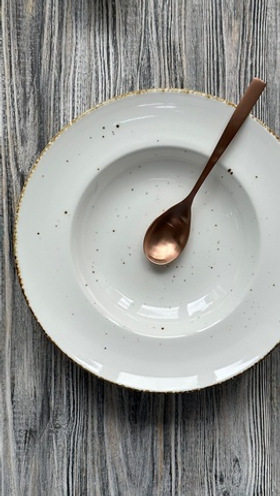 Тарелка круглая для пасты Organica Grain 400 мл, d=27,5 см, P.L. Proff Cuisin