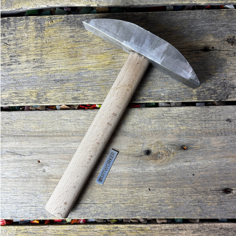 Молоток для смальты (мартеллина), 750 гр - 1 победитовый наконечник