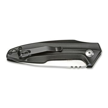 Складной нож Boker 01SC062 Final Flick Out Black c клинком из стали 440A, рукоять алюминий