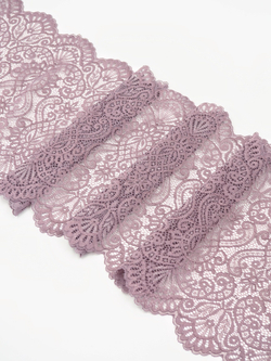 Эластичное кружево морской туман ширина 24 см