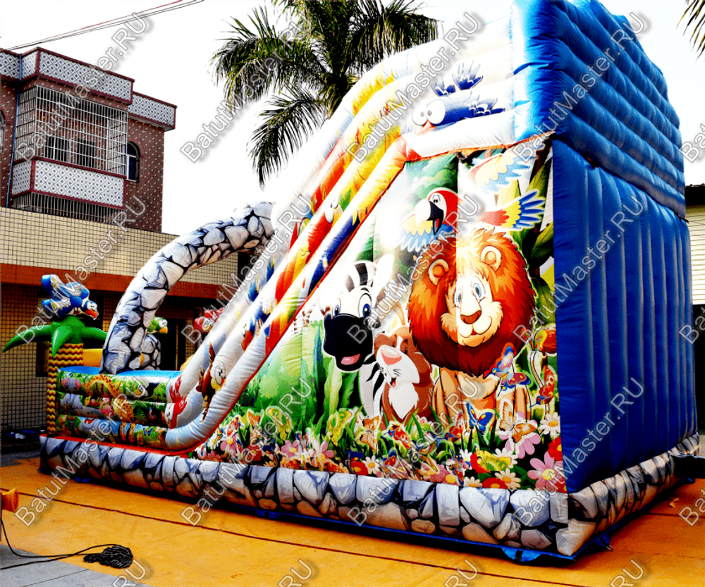 Коммерческий надувной батут "Солнечный остров" 7.5*5*5 м