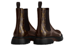 LOUIS VUITTON Bold Cow Leather Chelsea Boots Men"s Brown