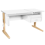 Растущая парта Дэми СУТ 25 с навесной тумбой (1200×610 мм)