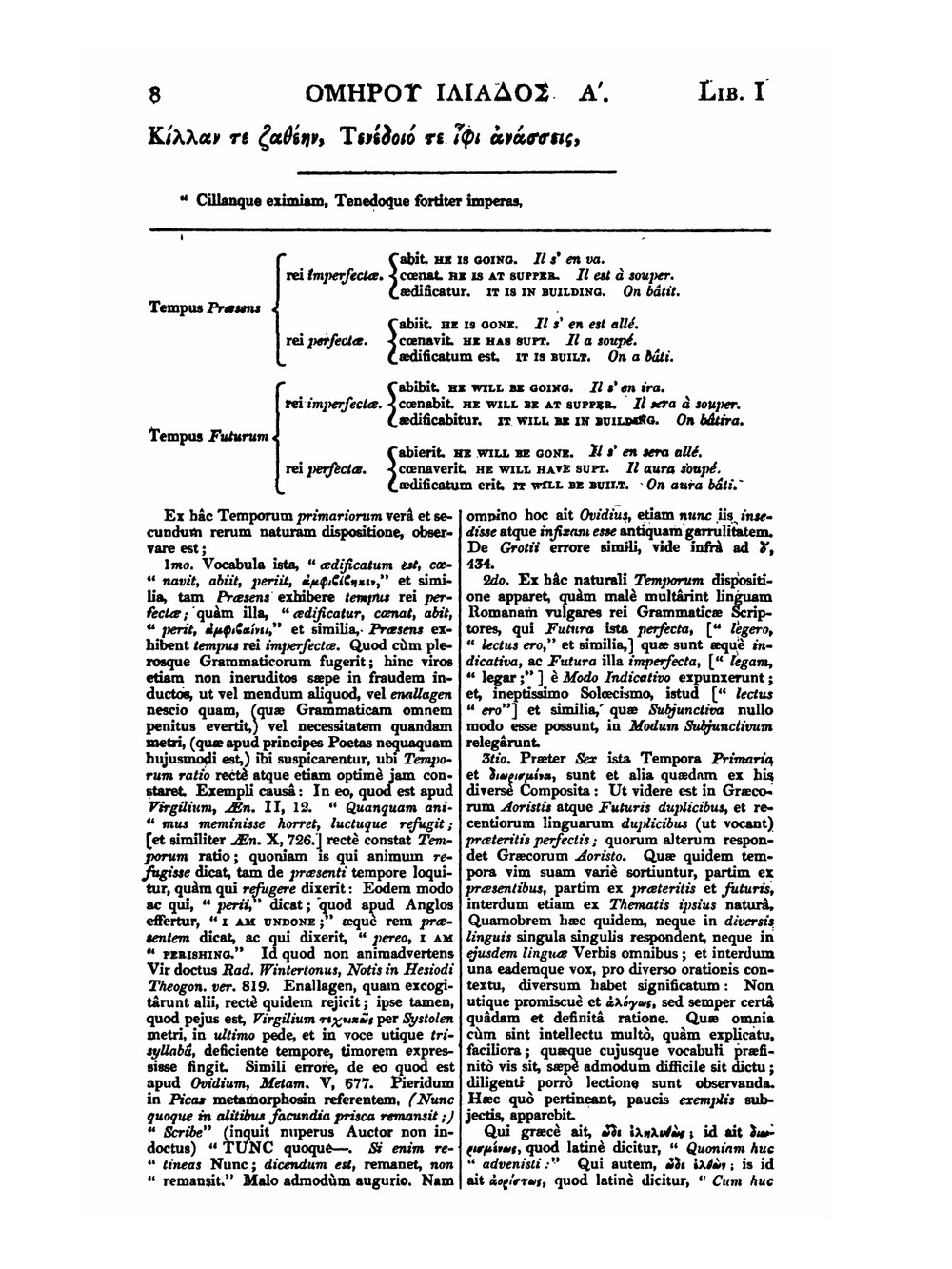 Homeri Ilias Graece et Latine. Tom 1 | Samuel Clarke Homer