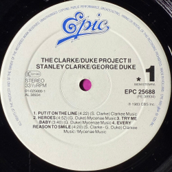Виниловая пластинка Stanley Clarke/George Duke - The Clarke / Duke Project II LP