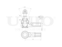 Наконечник рулевой UNIO SSP-10173