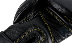 UFC Премиальные тренировочные перчатки на липучке чёрные - 16 Oz