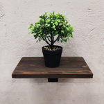 Настенные полки из натурального дерева в стиле Лофт