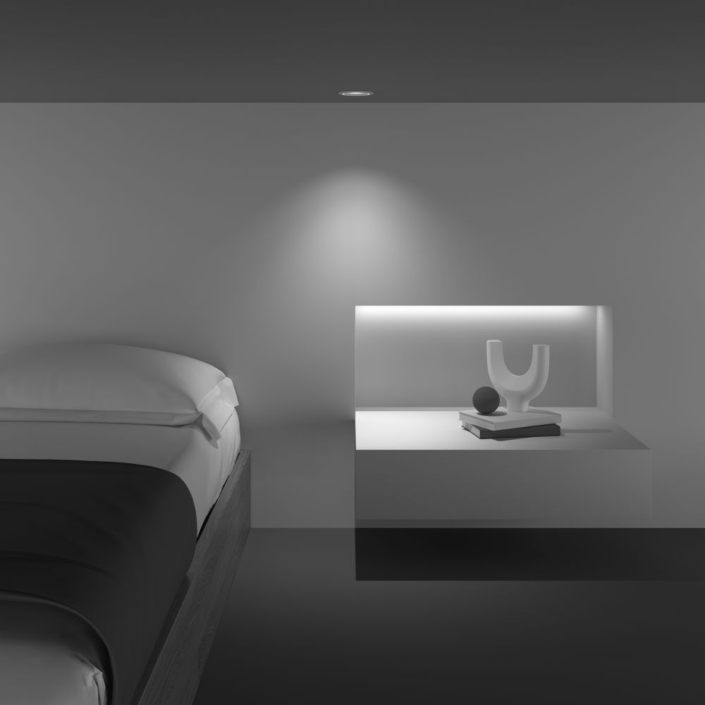 Встраиваемый светодиодный диммируемый светильник Maytoni Yin DL031-L12W4K-D-W