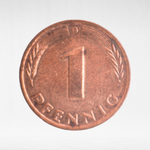 Germany, 1 Pfennig, 1980, (Karlsruhe Mint - "G"), VF