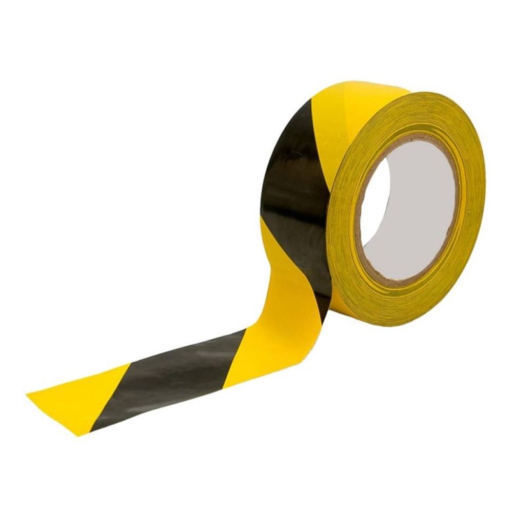 Лента для ограждений ЛО-250 &quot;ЗЕБРА&quot; (чёрно-жёлтая) 75 мм (по 250 м) 50 микрон