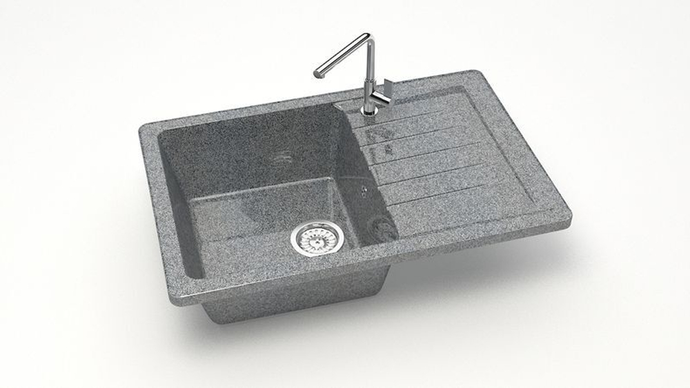 МОЙКА ГЛЯН, ЭНДИ Z16Q8 GRANIT MARRBAXX ТЕМНО-СЕРЫЙ