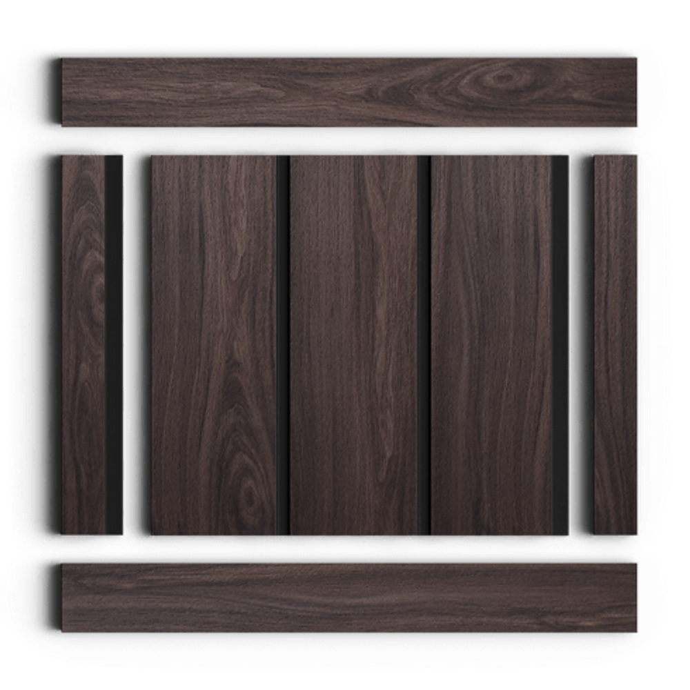 Стеновая панель HiWood декорированная, 270x12 см