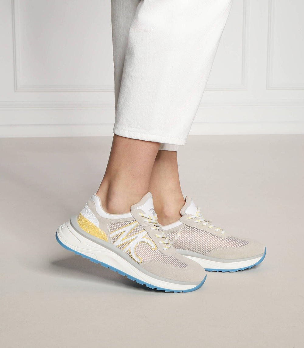 кожаные кроссовки Marc Cain - бежевый(UB SH.02 J03)