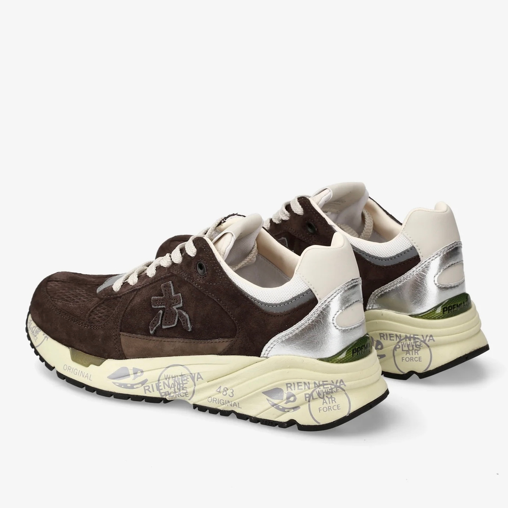 Замшевые кроссовки Premiata Mase-d 7895 на шнуровке