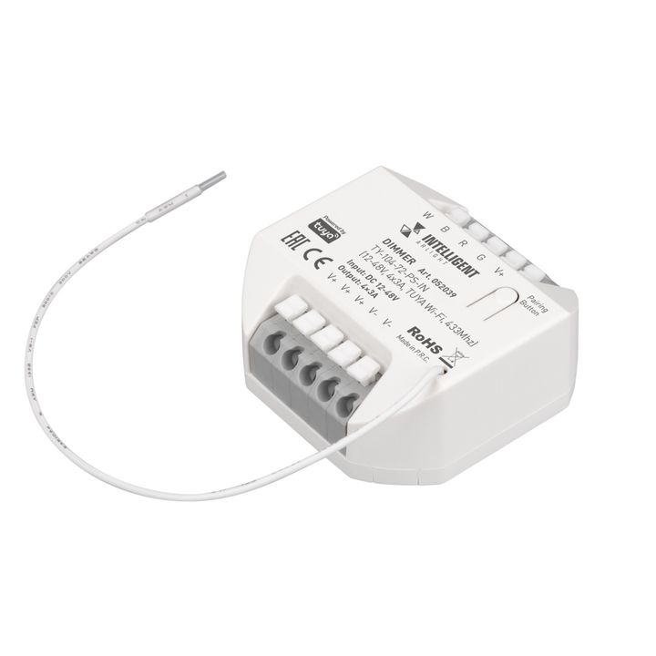 INTELLIGENT ARLIGHT Диммер TY-104-72-PS-IN (12-48V, 4x3A, TUYA Wi-Fi, 433Mhz) (IARL, Контроллер) 052039