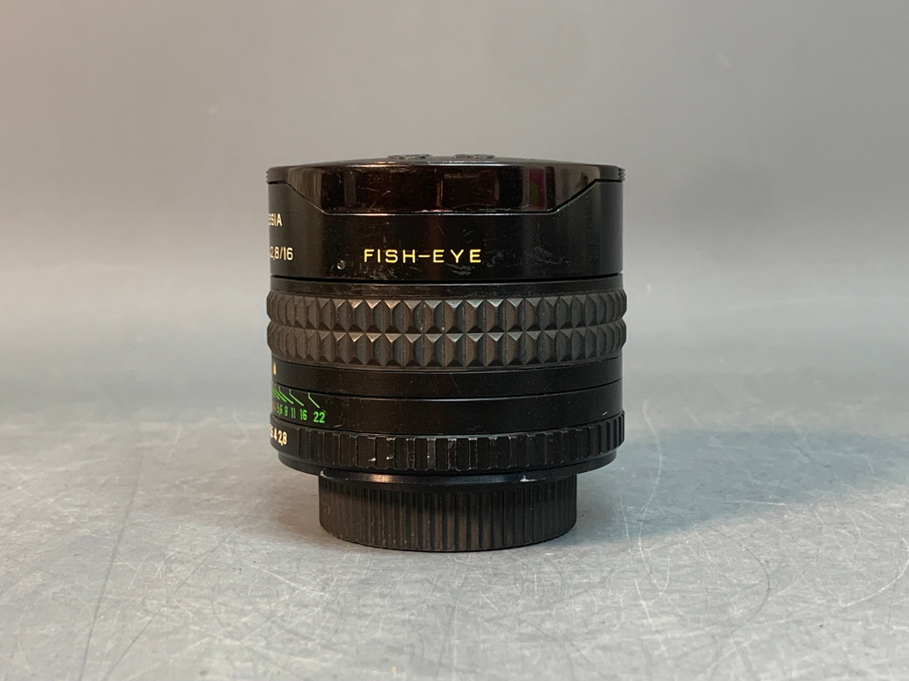 MC Zenitar-M 2.8/16 Lens Fish Eye микроцарапины на линзе