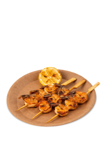 OSQ Упаковка PLATE 180мм Pure Kraft (100/800) (тарелка крафт)