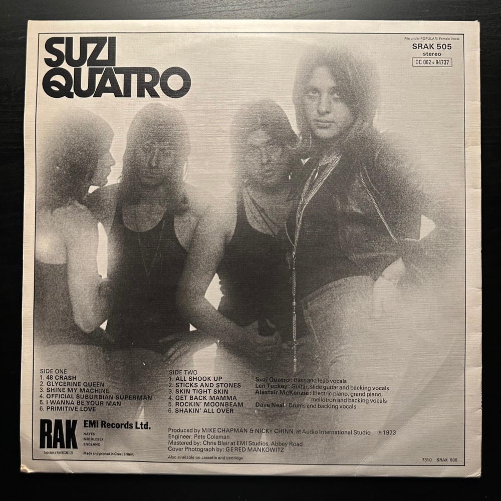 Suzi Quatro - Suzi Quatro (Англия 1973г.)