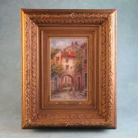 Винтажная картина «Городской Пейзаж»