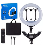 Кольцевая лампа с штативом Selfi LED 14" RoHS RL-14