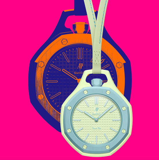 Swatch x Audemars Piguet Royal Pop Blaue Acht