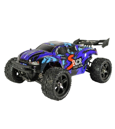 Радиоуправляемая трагги Remo Hobby S EVO-R Brushless V2.0 (синяя) 4WD 2.4G 1/16 RTR