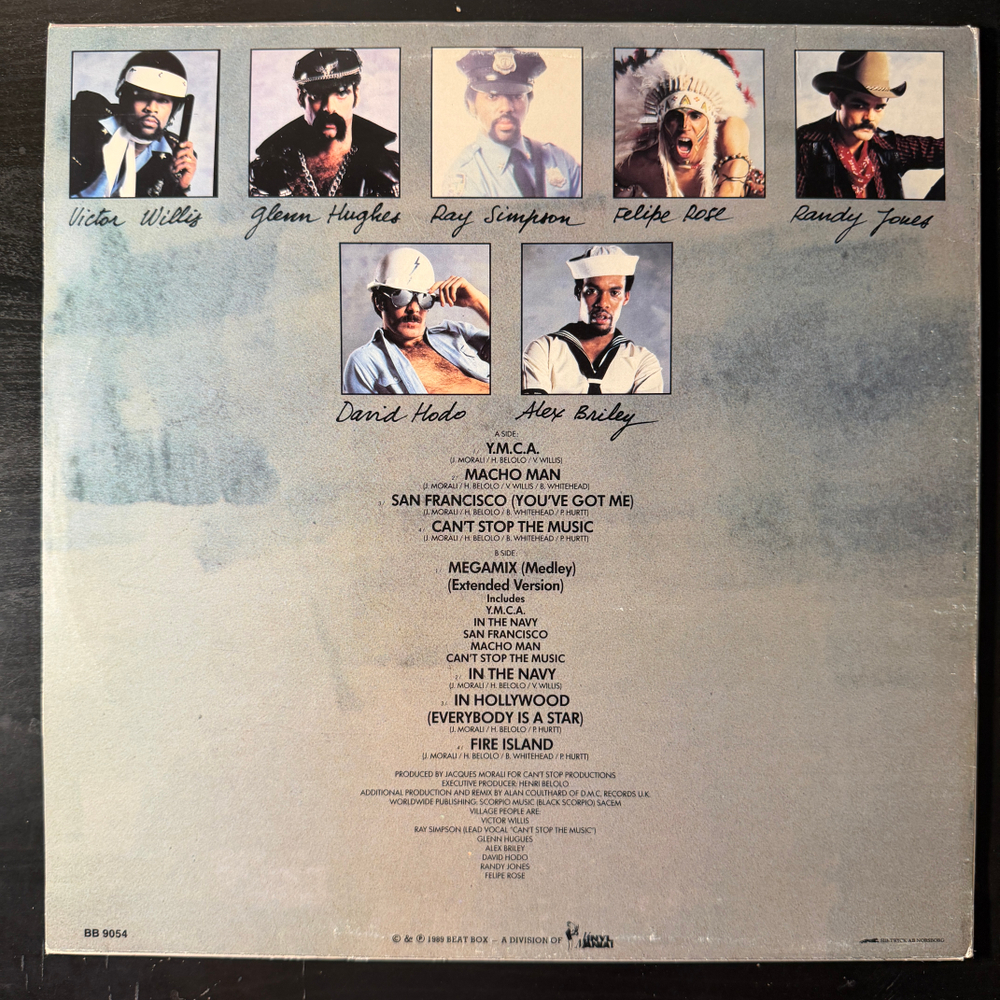 Village People ‎– Greatest Hits - Remix (Швеция 1989г.) Т