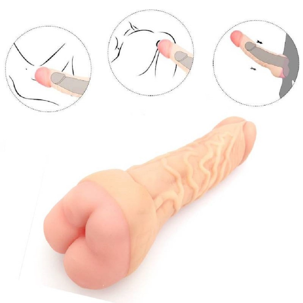 Мастурбатор анус три в одном 22,5 см