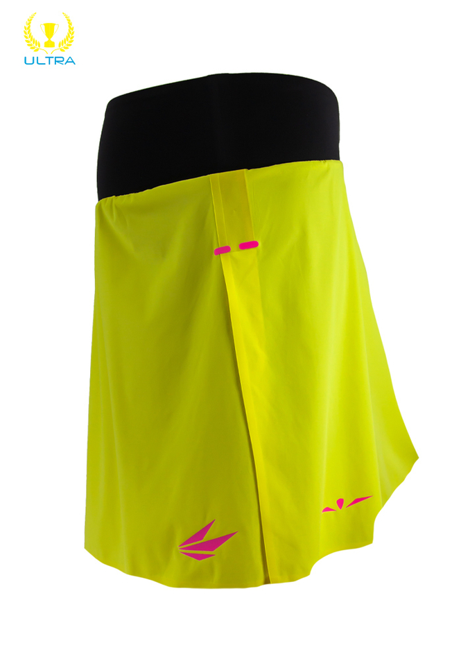 ЮБКА ЖЕНСКАЯ 2IN1 SKIRT | YELLOW PINK