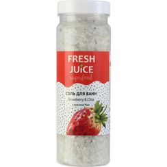 Vanna üçün duz \ Соль для ванн Сіль для ванн Fresh Juice Superfood Strawberry & Chia 700 г (4823015942150)