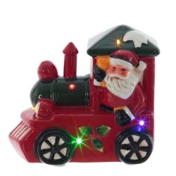 GAEM Фигурка декоративная "Поезд" с подсветкой (АААх3, н/п), L17 W11 H16 см