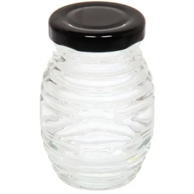 Банка для продуктов стеклянная 100 мл с винтовой крышкой