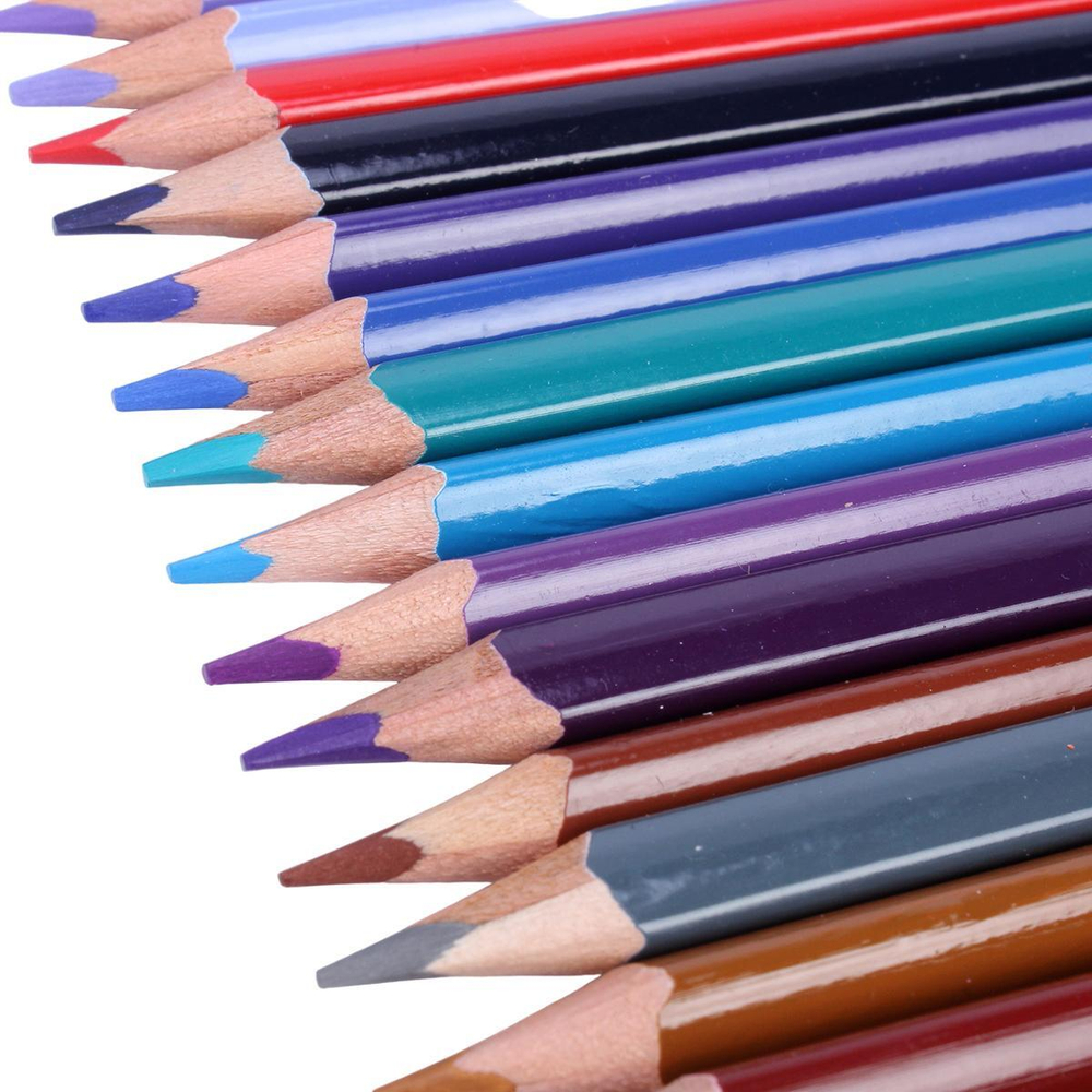 Карандаши цветные 3-гранные "Животный мир", 48 штук