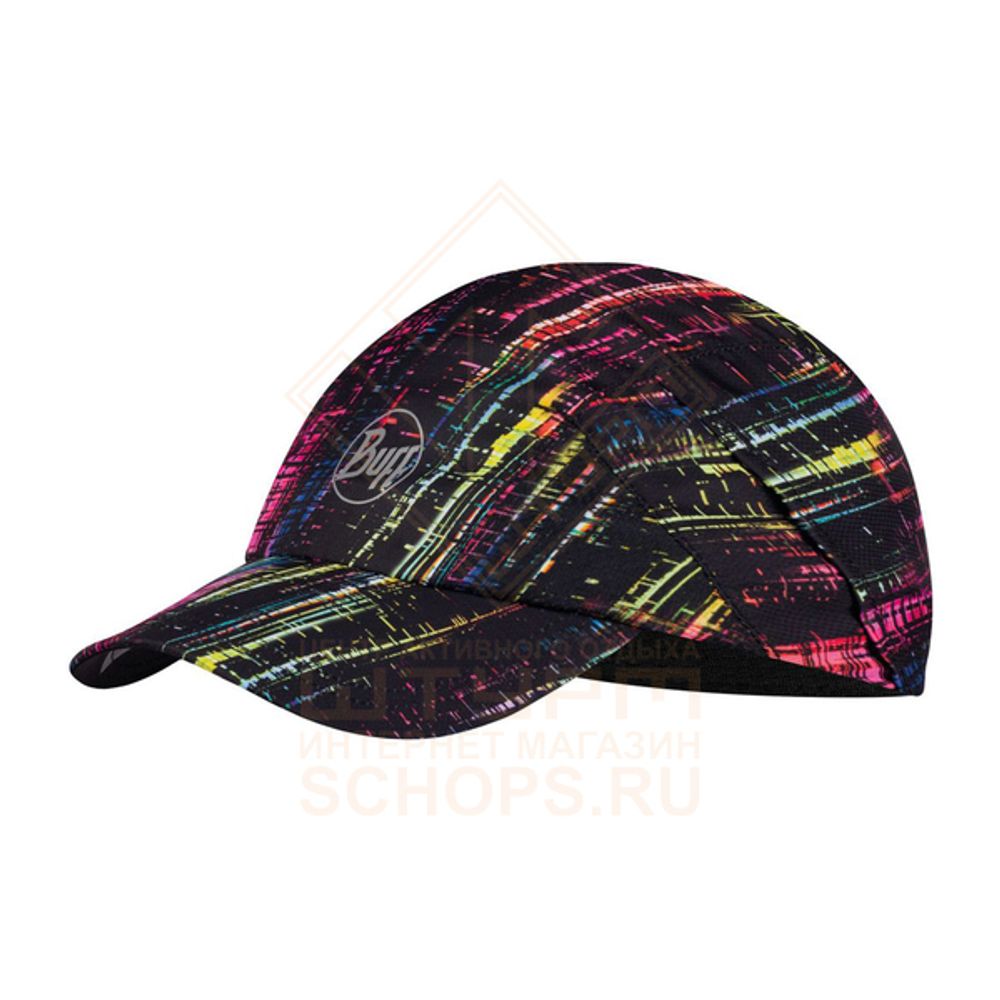 Кепка Buff Pro Run Cap, R-Wira Black