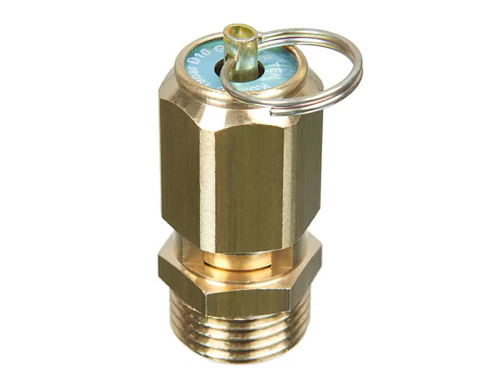 Предохранительный клапан для компрессора 19 бар |1,9 МПА | резьба G 1/2&quot; с кольцом