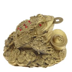 GAEM Фигурка декоративная "Лягушка денежная", L10,5 W9 H7,5 см
