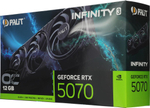 Видеокарта Palit NVIDIA  GeForce RTX 5070 PA-RTX5070 Infinity 3 OC 12ГБ Infinity 3, GDDR7, OC,  Ret [ne75070s19k9-gb2050s]