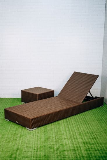 Шезлонг-лежак плетеный Mantera