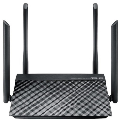 Маршрутизатор Роутер беспроводной ASUS ASUS RT-AC1200 (V2) 4 LAN, 100 Мбит / с, 4 (802.11n), 5 (802.11ac), IPv6 черный