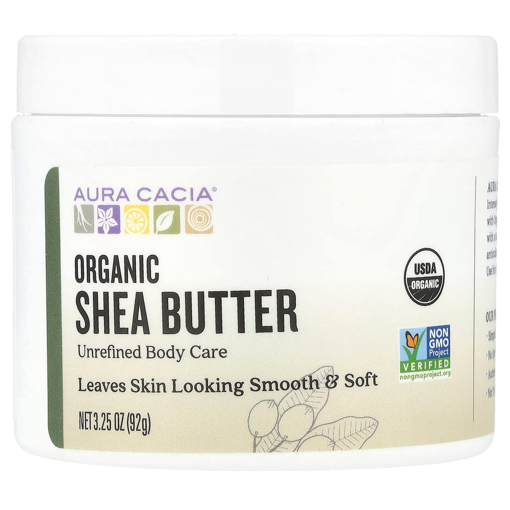 Aura Cacia, органическое масло ши, 92 г (3,25 унции)